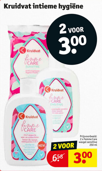 Kruidvat Kruidvat intieme hygiene aanbieding