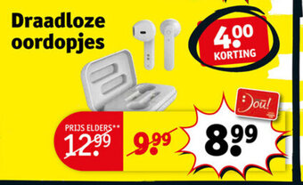 Kruidvat Draadloze oordopjes aanbieding