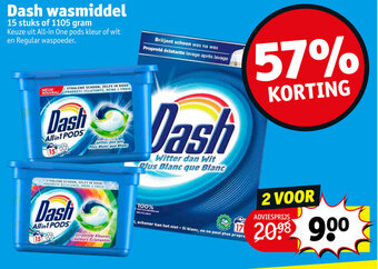 Kruidvat Dash wasmiddel aanbieding