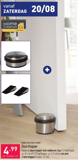 ALDI Home Creation Living Deurstopper aanbieding
