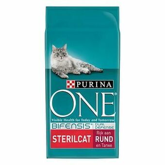 Zooplus 9,75kg Sterilcat met Rund Purina One Kattenvoer aanbieding