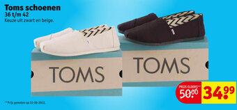 Kruidvat Toms schoenen aanbieding