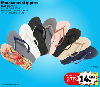 Kruidvat Havaianas slippers aanbieding