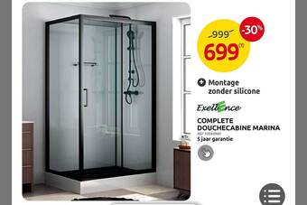 Brico Complete douchecabine marina aanbieding
