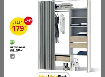 Brico Uittrekbare kast oslo aanbieding