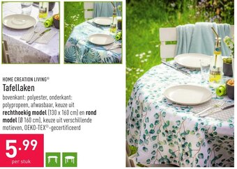 ALDI Home Creation Living Tafellaken aanbieding