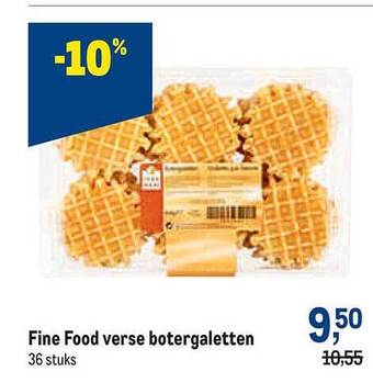 Makro Fine food verse botergaletten aanbieding