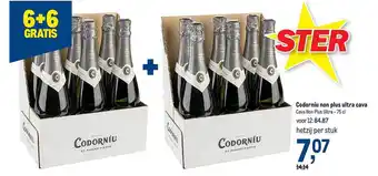 Makro Codorniu non plus ultra cava aanbieding