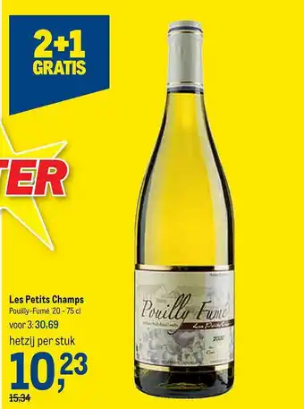 Makro Les petits champs aanbieding