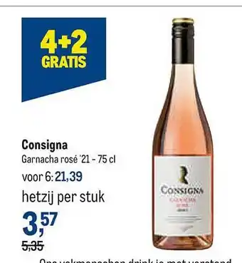 Makro Consigna garnacha rosé aanbieding
