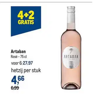 Makro Artaban rosé aanbieding