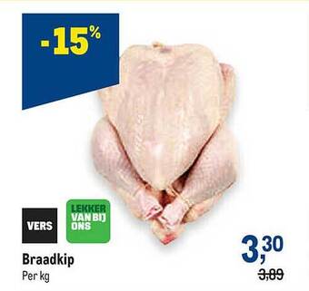 Makro Braadkip aanbieding