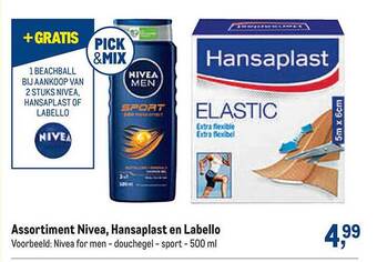 Makro Assortiment nivea, hansaplast en labello aanbieding