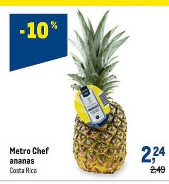 Makro Metro chef ananas aanbieding