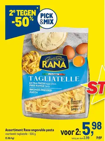 Makro Assortiment rana ongevulde pasta aanbieding