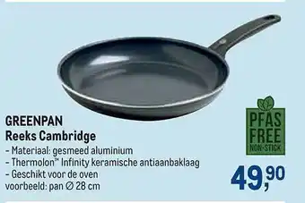 Makro Greenpan reeks cambridge aanbieding