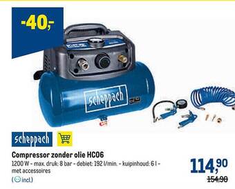 Compressor zonder olie
