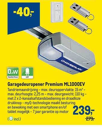 Garagedeuropener premium