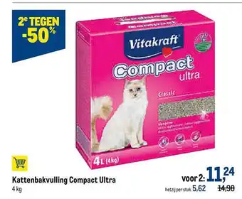 Kattenbakvulling compact ultra
