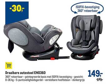 Draaibare autostoel