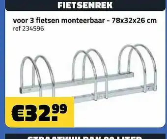 Bouwcenter Frans Vlaeminck Fietsenrek aanbieding