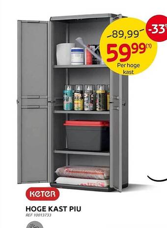 Brico Hoge kast piu aanbieding