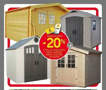 Tuinhuizen solid superia, weka, lifetime en keter
