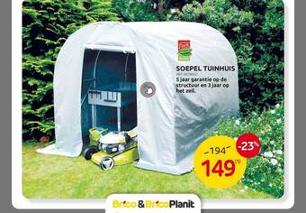 Brico Soepel tuinhuis aanbieding