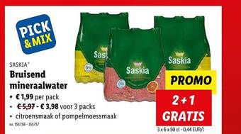 Lidl Bruisend mineraalwater aanbieding