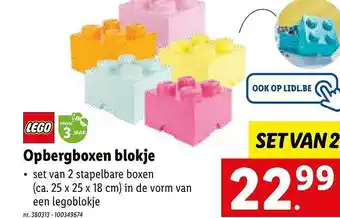 Opbergboxen blokje