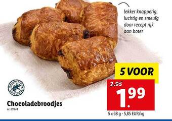 Lidl Chocoladebroodjes aanbieding