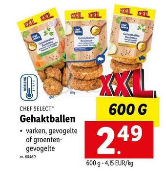Lidl Gehaktballen aanbieding