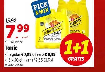Schweppes tonic