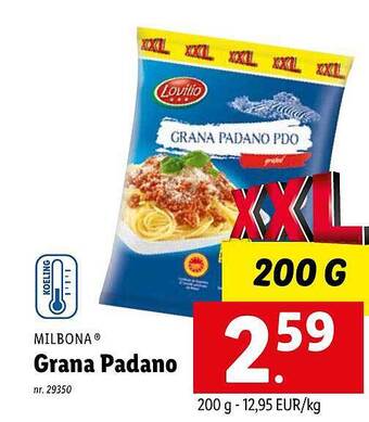 Lidl Grana padano aanbieding