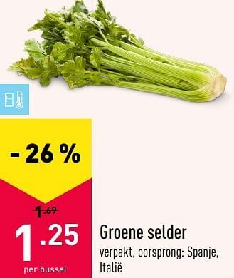 ALDI Groene selder aanbieding