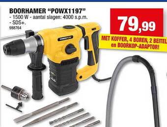 Hubo Boorhamer aanbieding