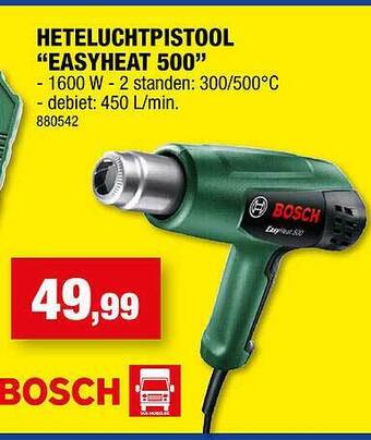 Heteluchtpistool easyheat 500