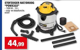 Hubo Stofzuiger nat-droog aanbieding
