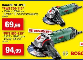 Hubo Haakse slijper aanbieding