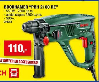 Hubo Boorhamer aanbieding