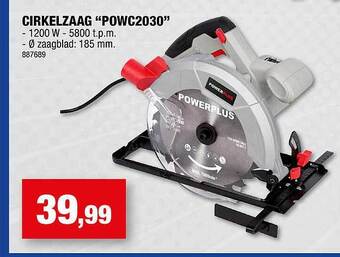 Hubo Cirkelzaag aanbieding