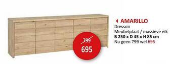 Weba Amarillo dressoir aanbieding
