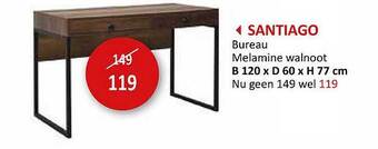 Weba Santiago bureau aanbieding