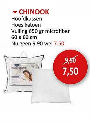 Chinook hoofdkussen