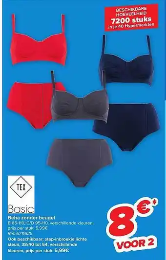 Carrefour Beha zonder beugel aanbieding