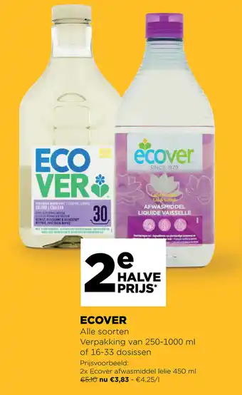 Jumbo Ecover alle soorten 2 halve prijs aanbieding