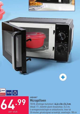 ALDI Microgolfoven aanbieding