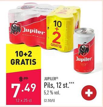 ALDI Jupiler pils, 12 st aanbieding