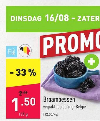 ALDI Braambessen aanbieding