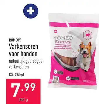 ALDI Varkensoren voor honden aanbieding